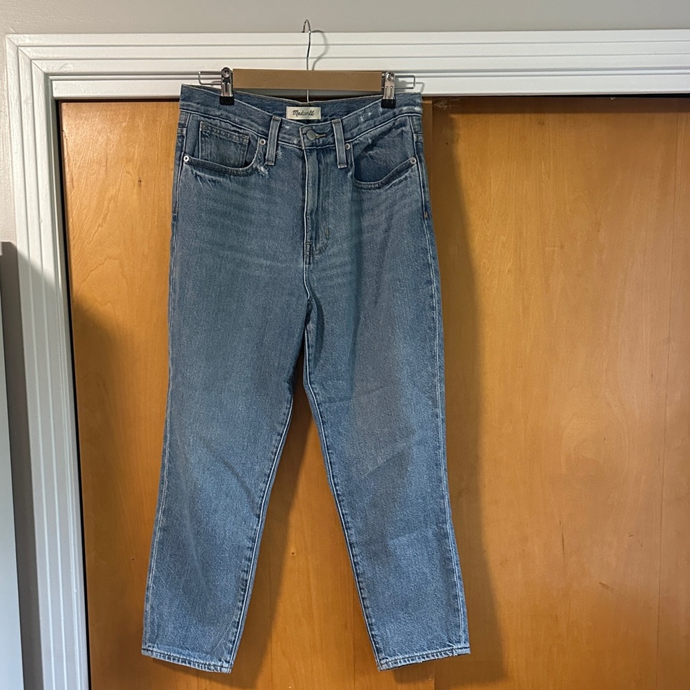 Madewell The MomJean Blue Jeans